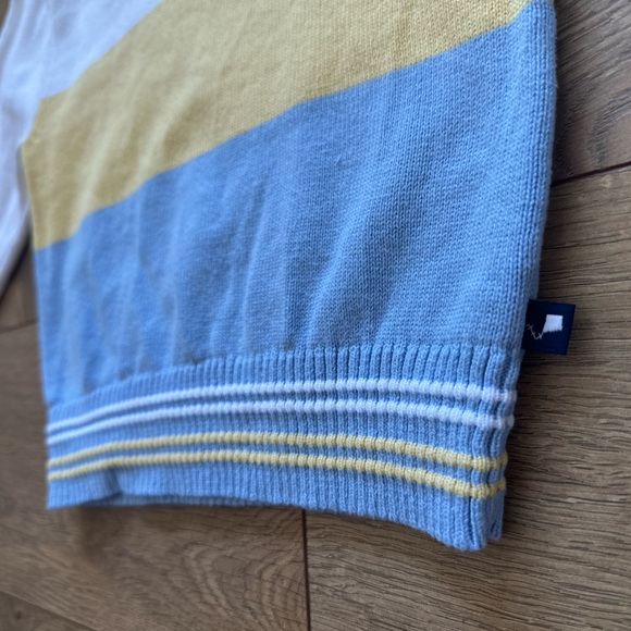 Kitestrings by Hartstrings V-Neck Sweater | 2T | Colorblock Cotton Pullover - Picture 4 of 5